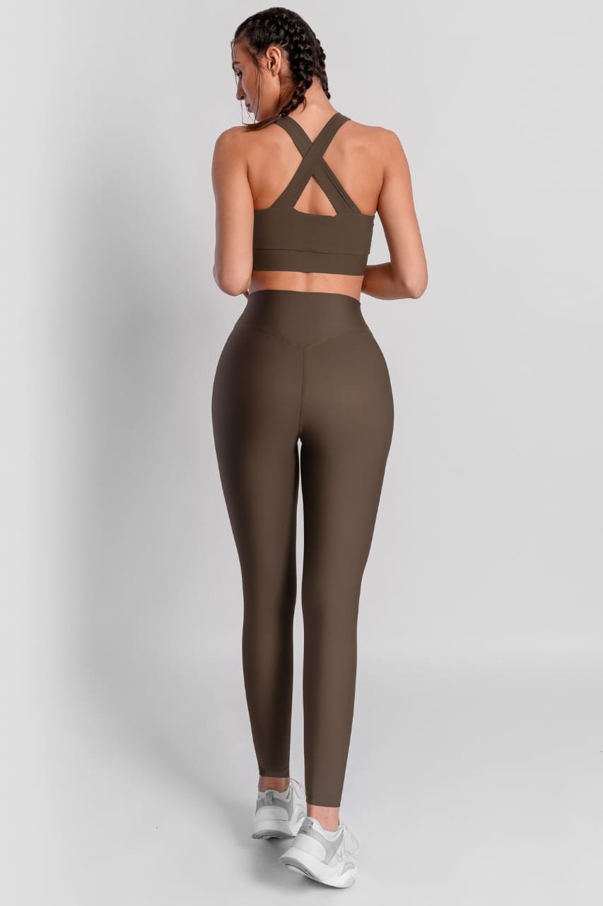 V.BELT DETAIL TIGHTS