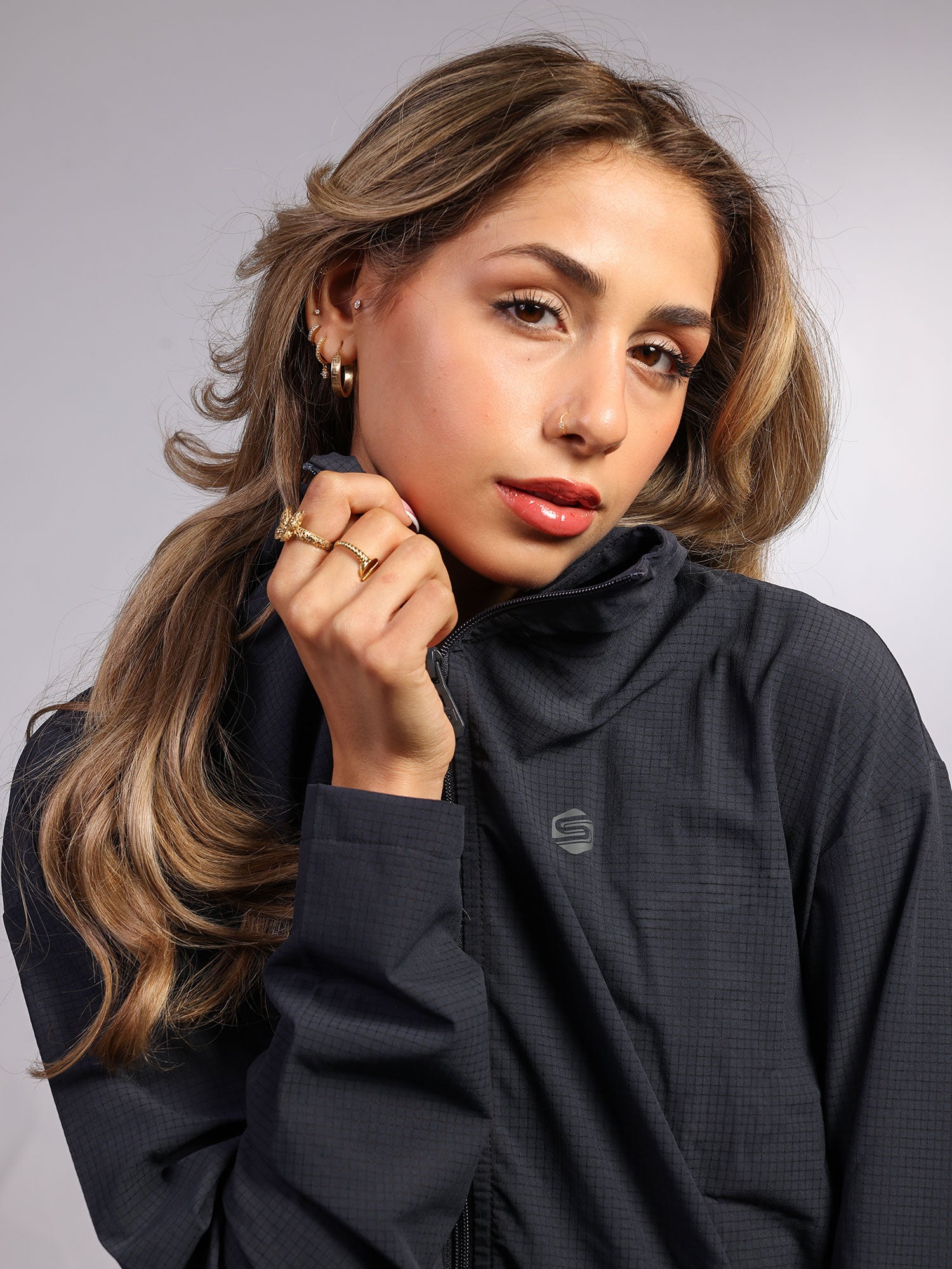 ELARA JACKET  SMOKED