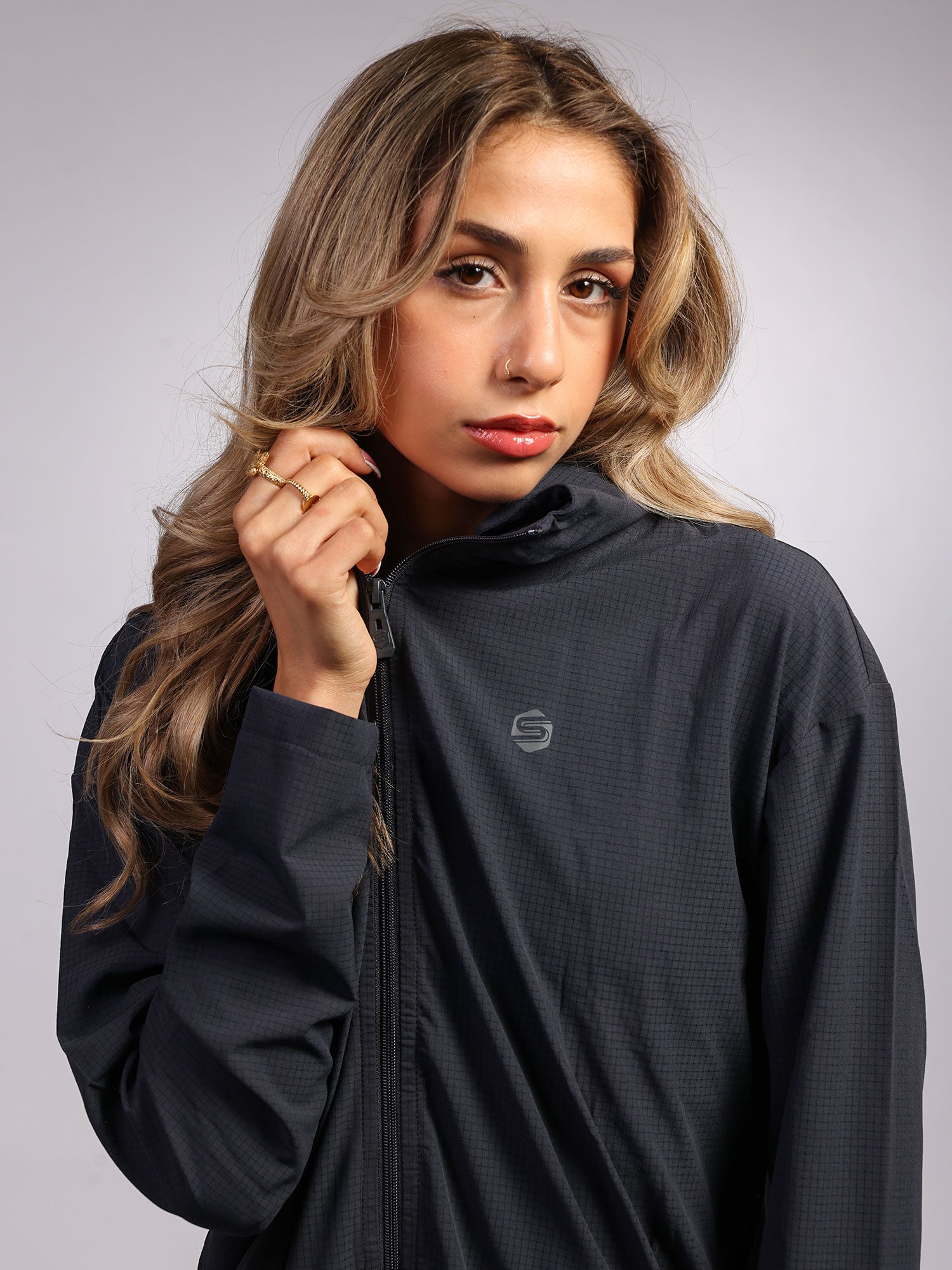 ELARA JACKET  SMOKED