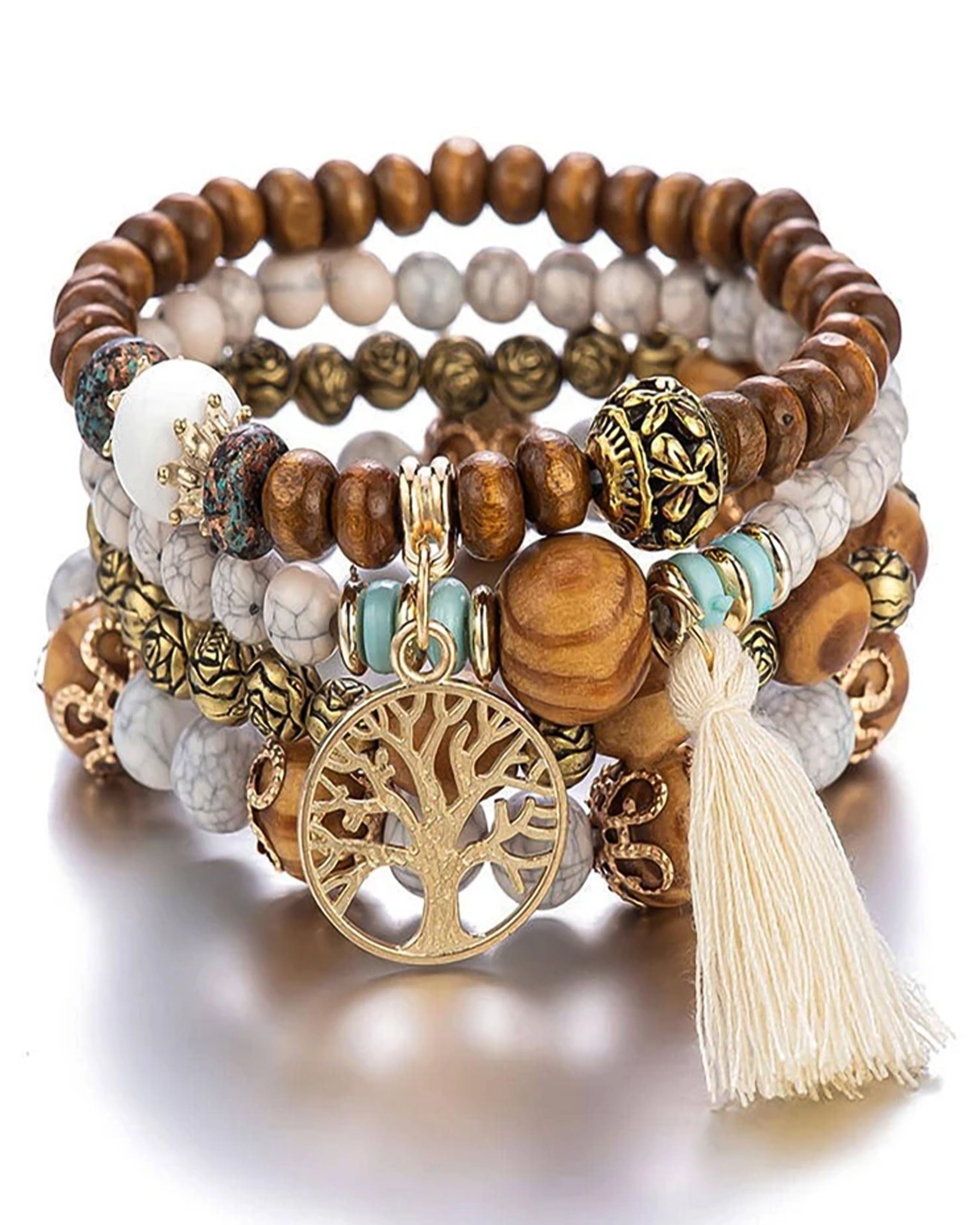 BEADED BRACELETS SET