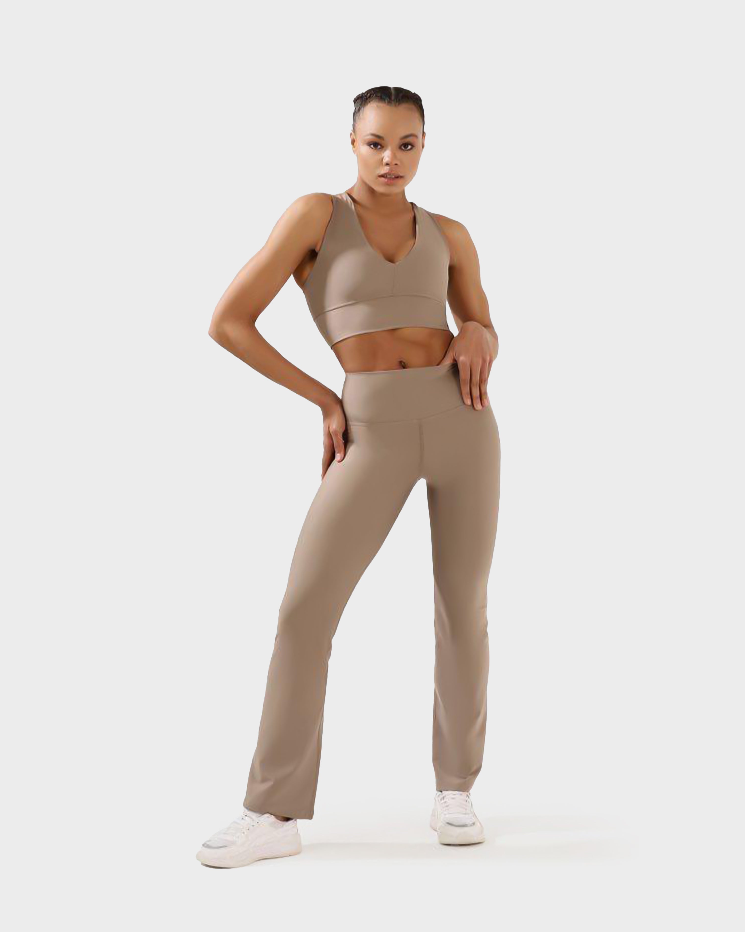 NICHOLE SPORTS BRA STONE