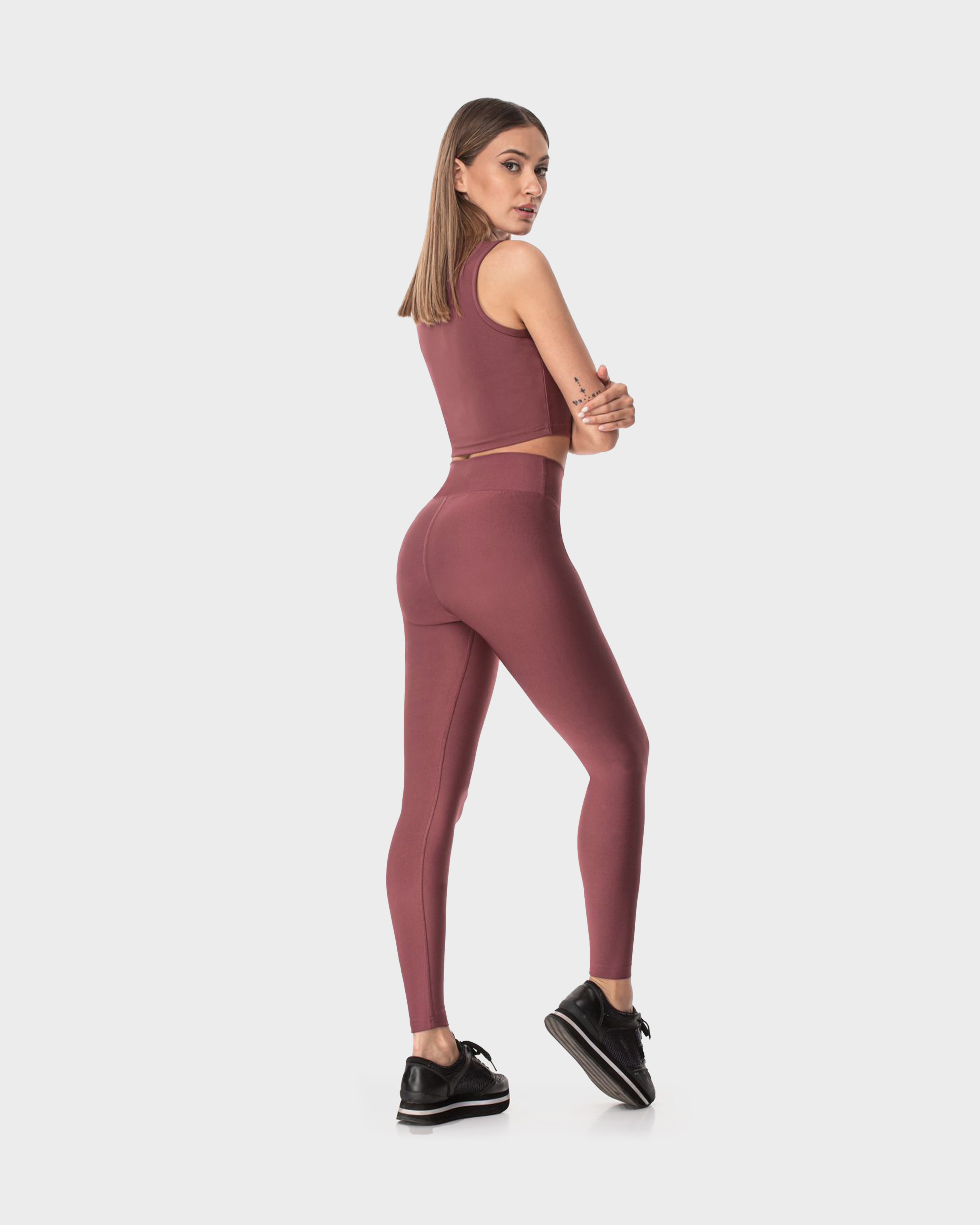 POPI SPORTS LEGGING DUSTY ROSE