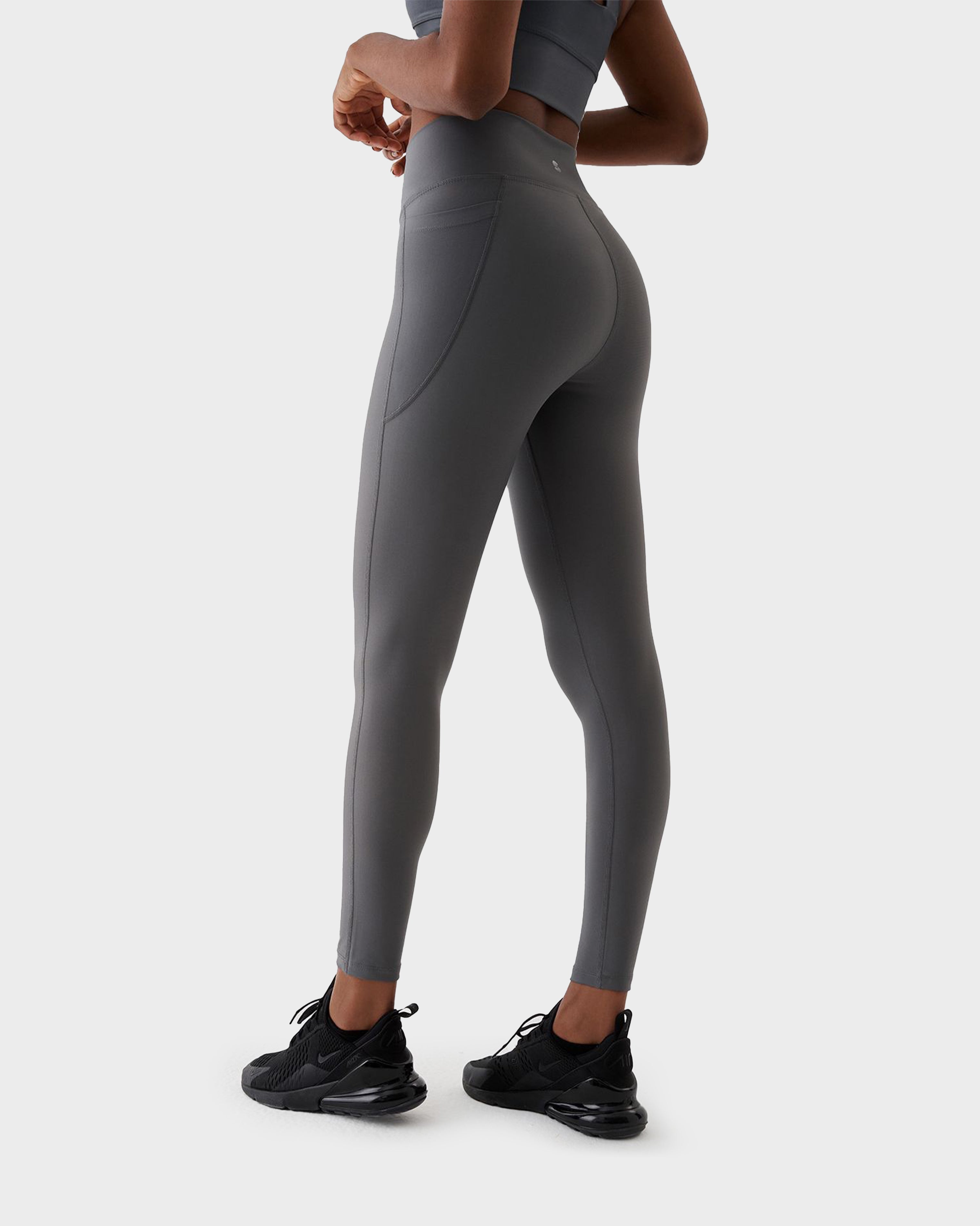 ADELE V BELT SPORTS LEGGINGS D.GREY