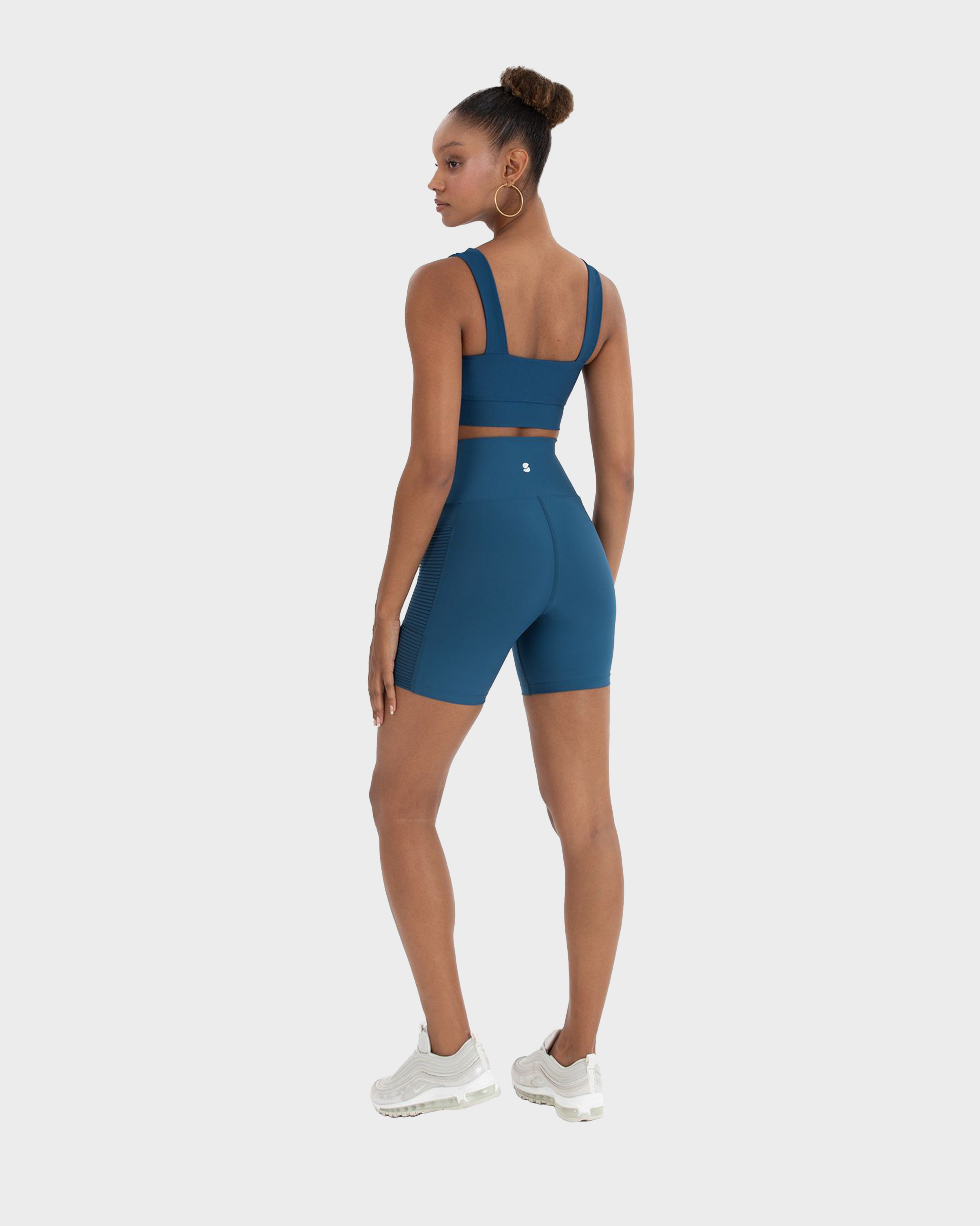 WAWEL MESH POCKET BIKER SPORTS TIGHTS PETROL