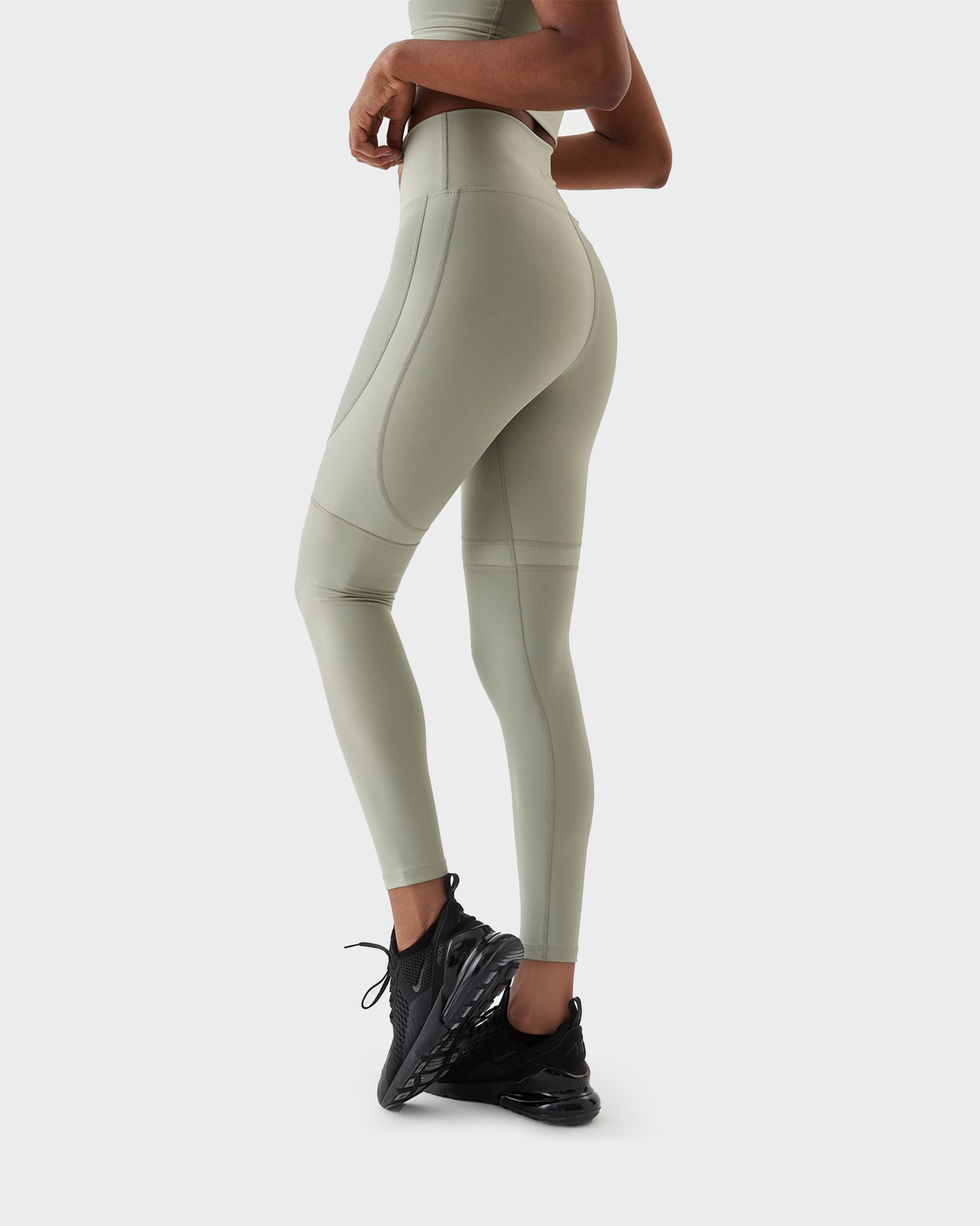 YVONNE BRIGHT LINE SPORTS LEGGING L.GREEN