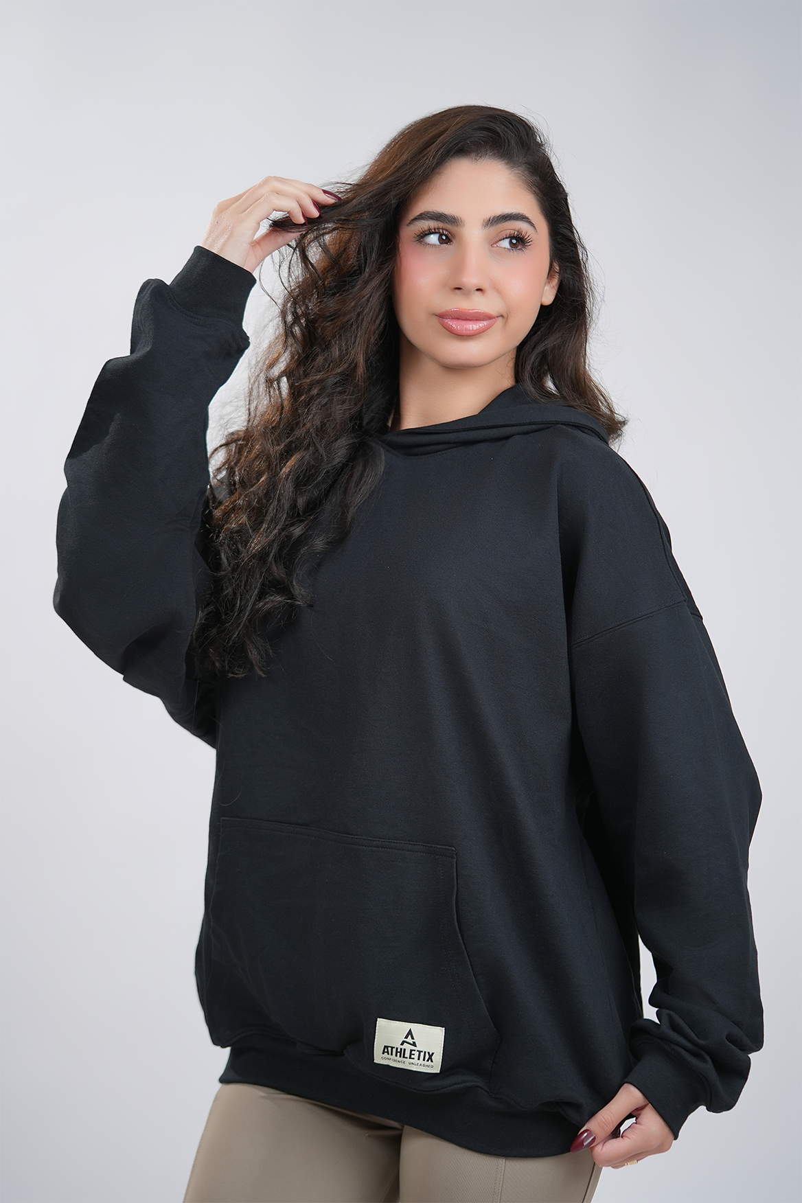 BLACK HOODIE