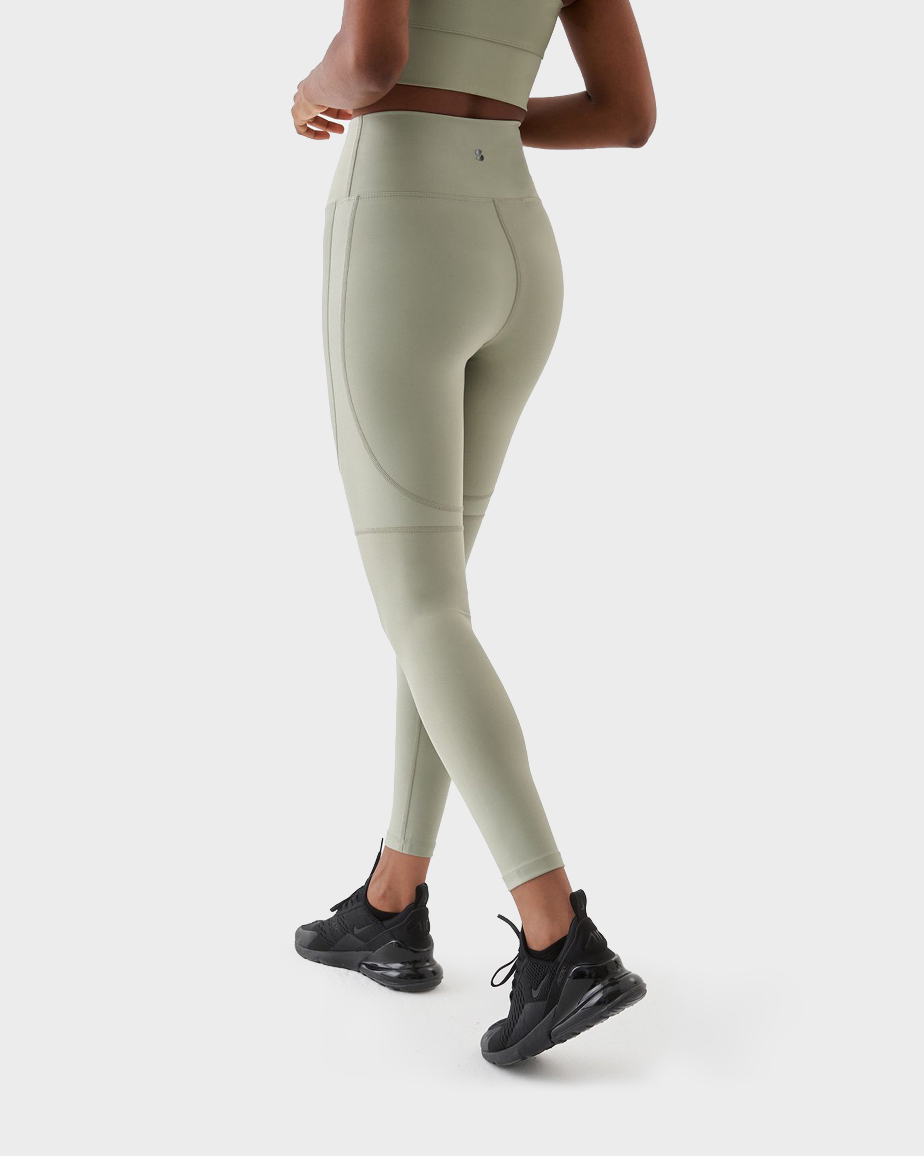 YVONNE BRIGHT LINE SPORTS LEGGING L.GREEN