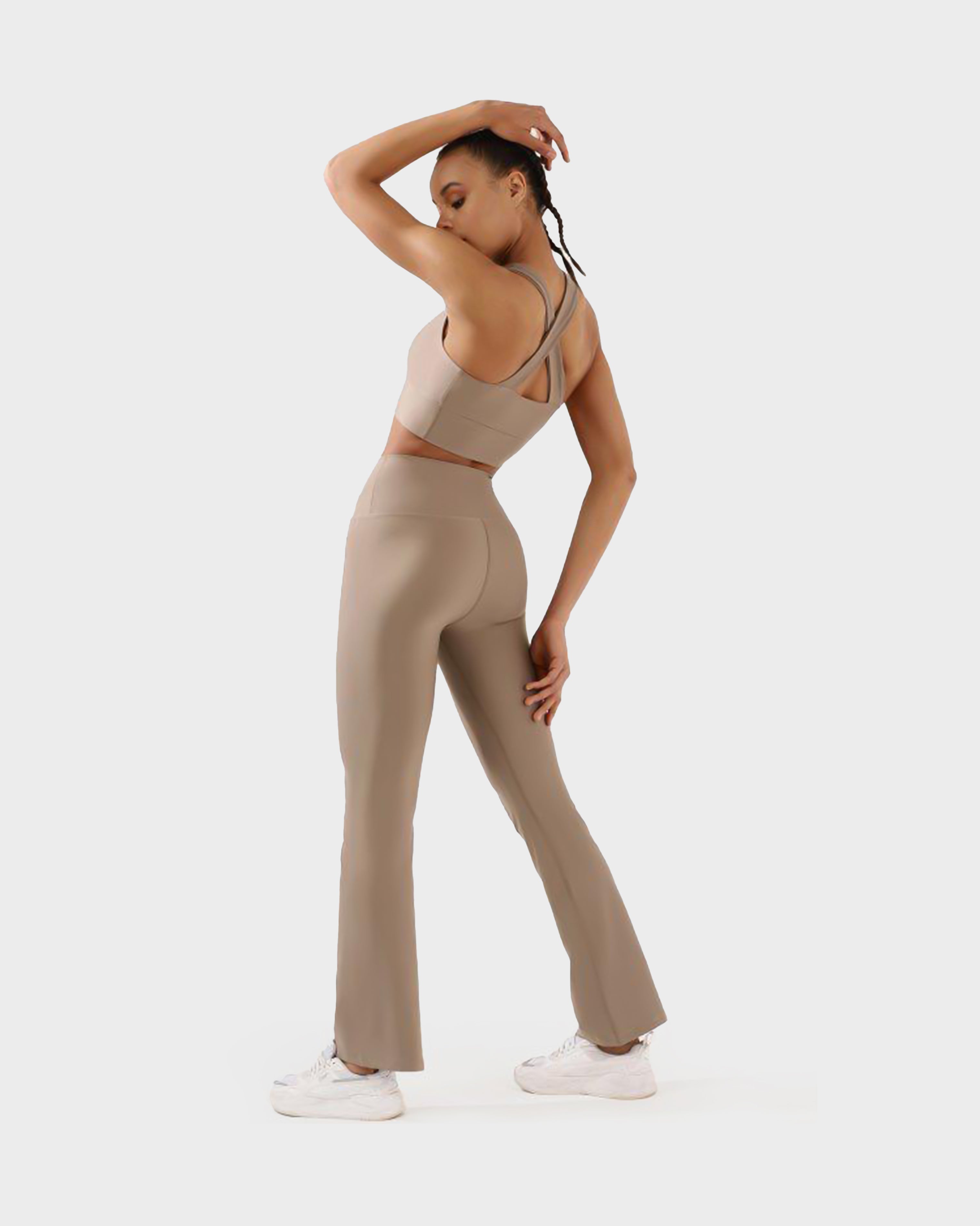 NICHOLE SPORTS BRA STONE