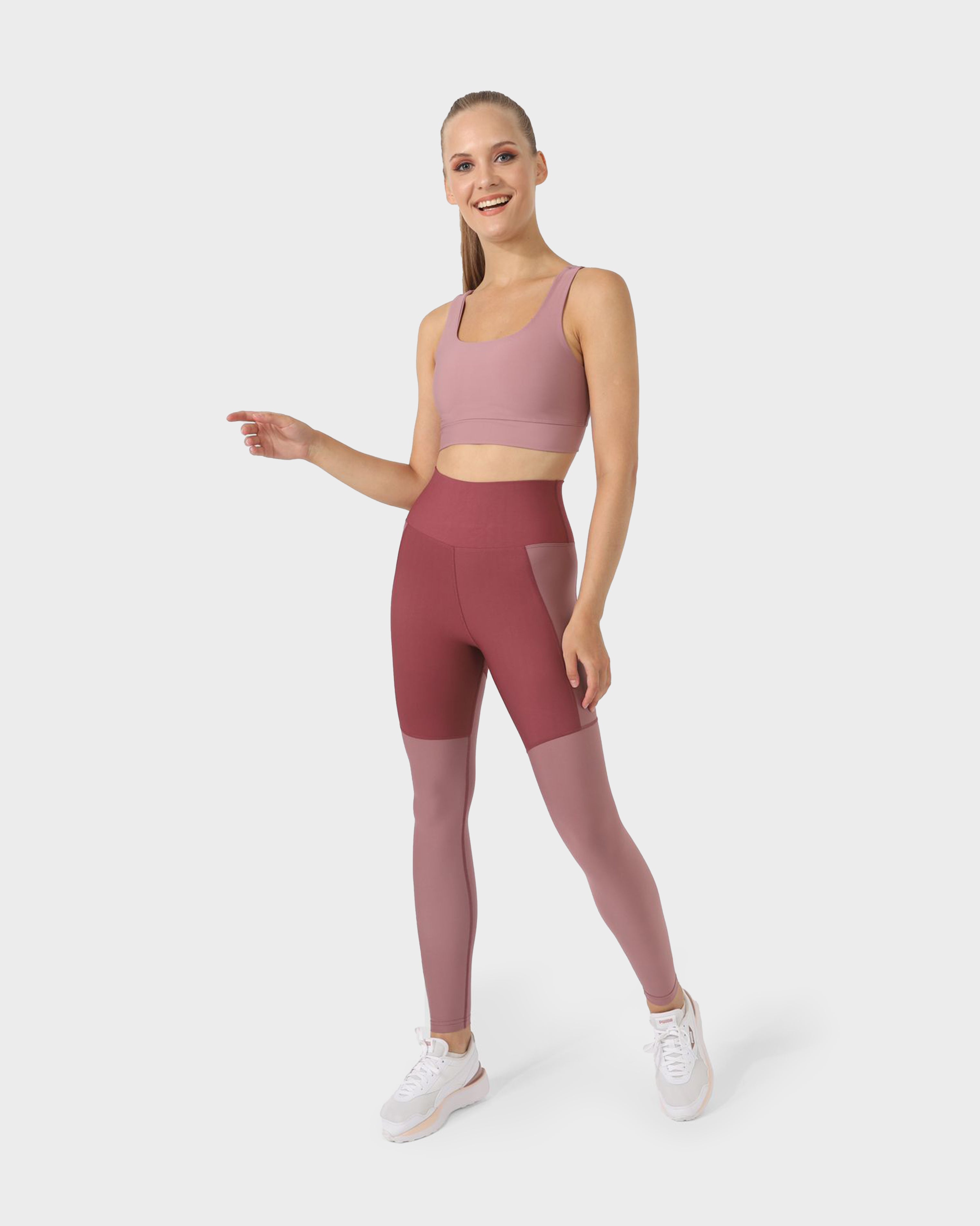 SQUARE NECK SPORTS BRA L.ROSE