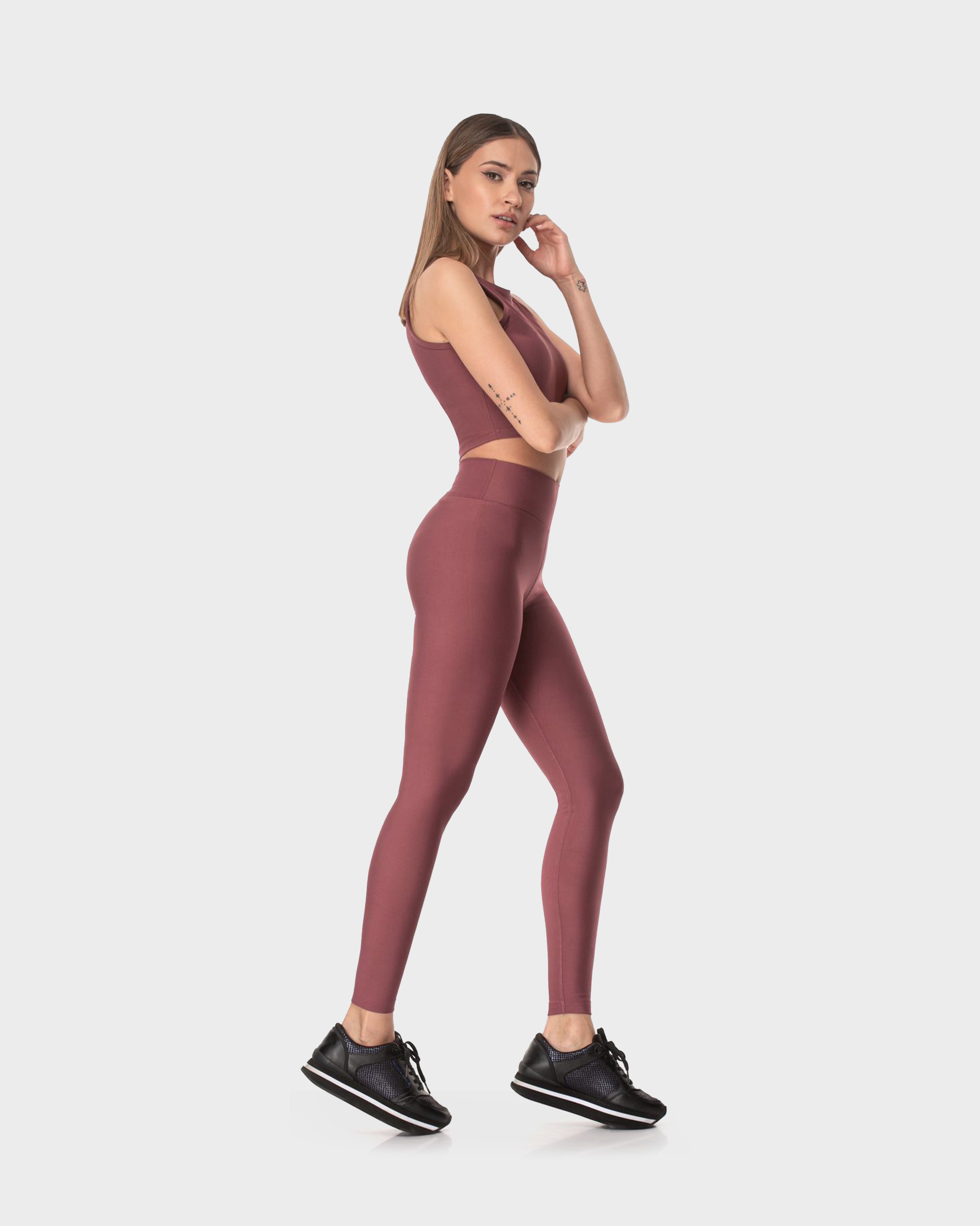 POPI SPORTS LEGGING DUSTY ROSE