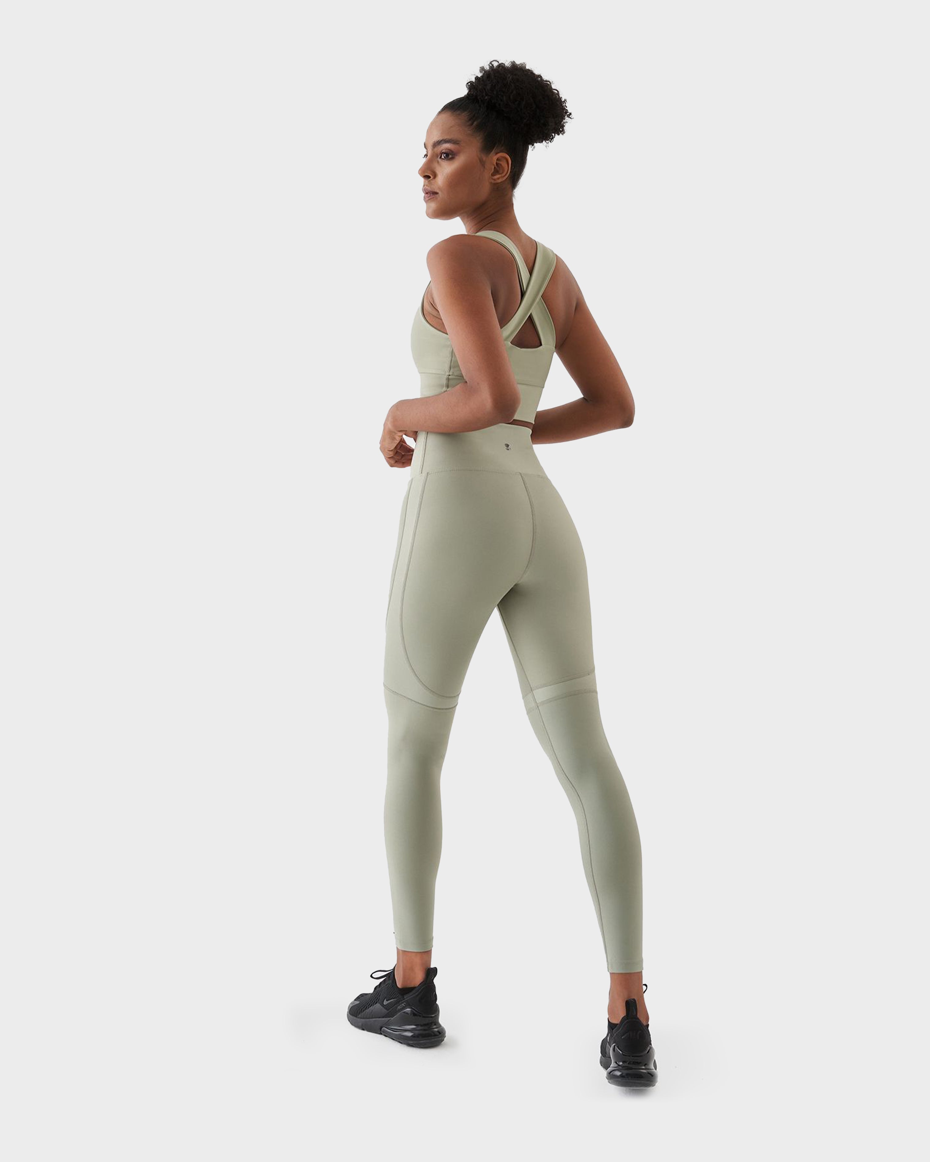 YVONNE BRIGHT LINE SPORTS LEGGING L.GREEN