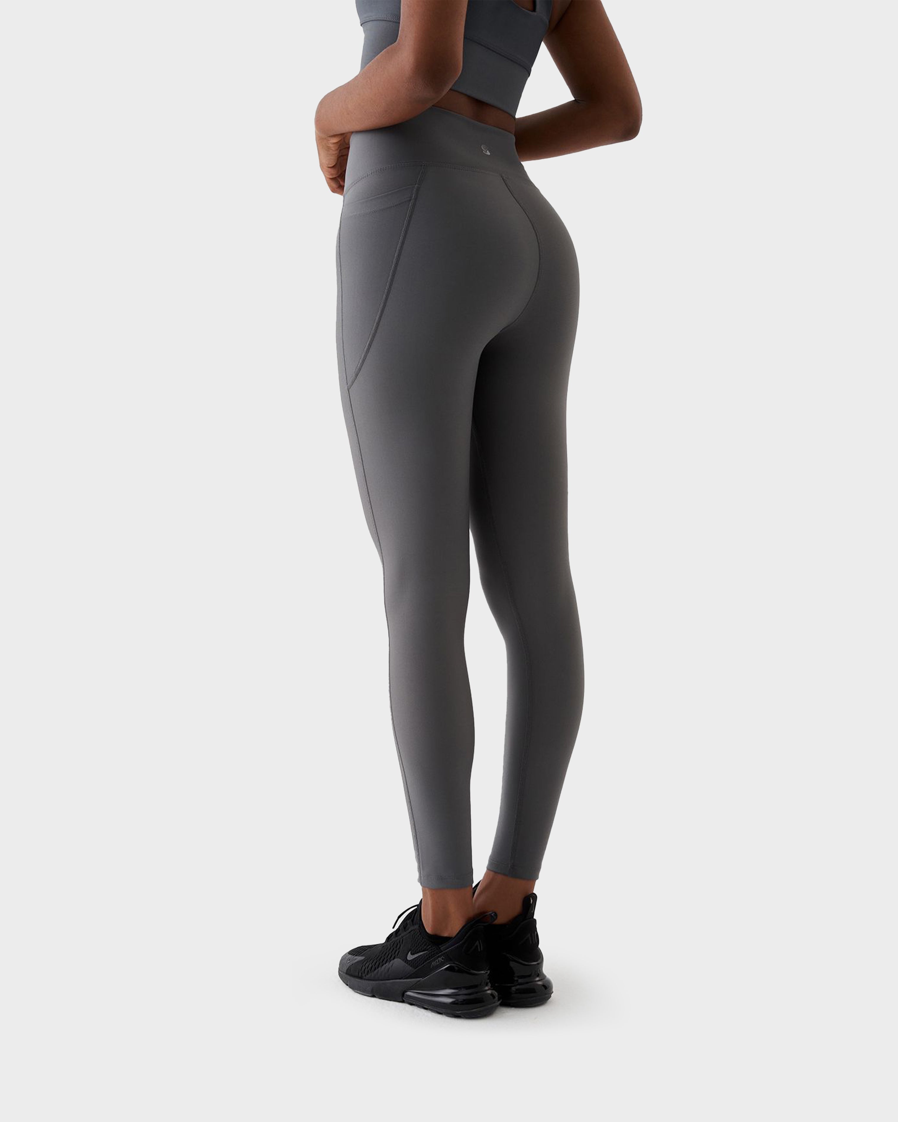 ADELE V BELT SPORTS LEGGINGS D.GREY