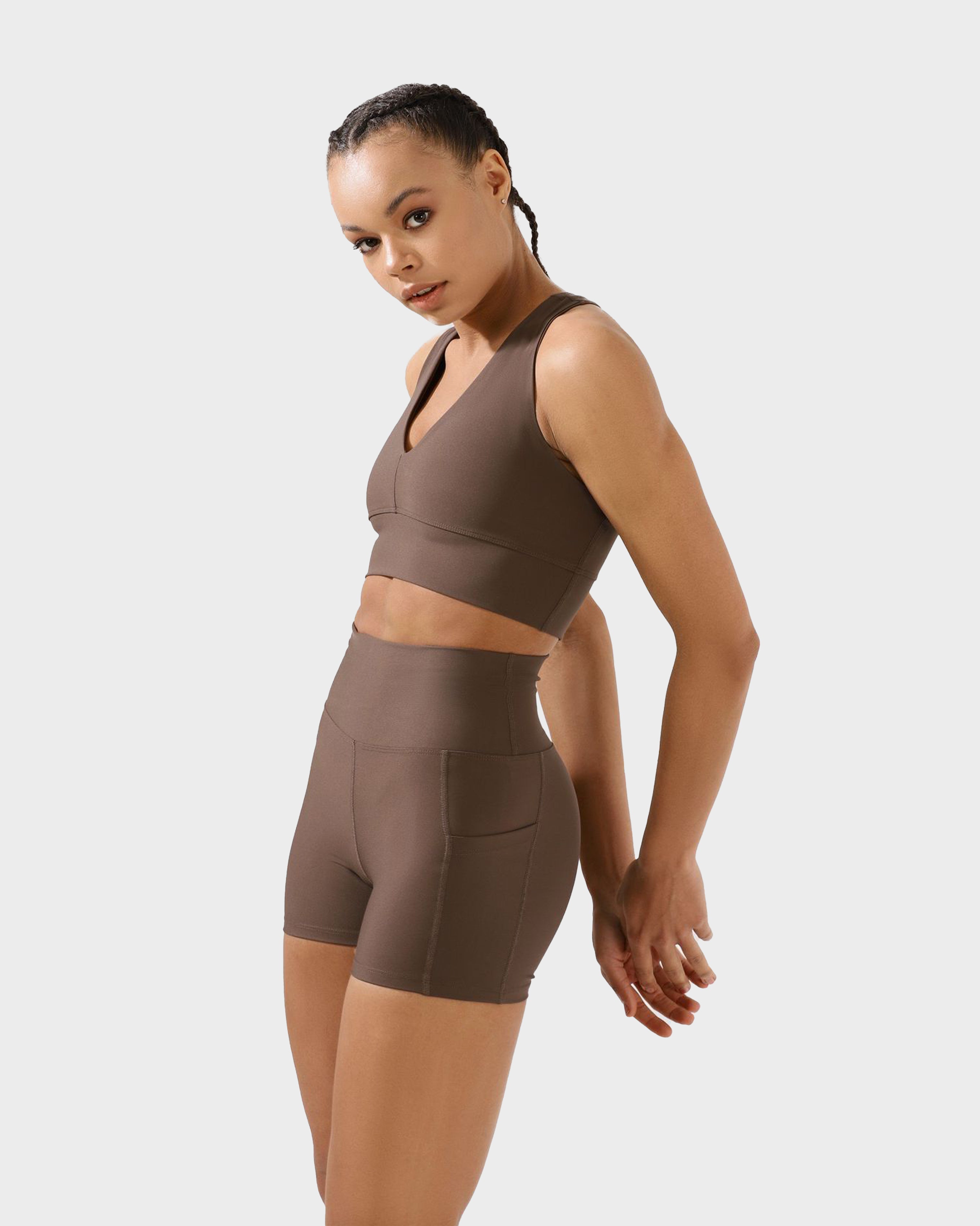 NICHOLE SPORTS BRA B.BROWN