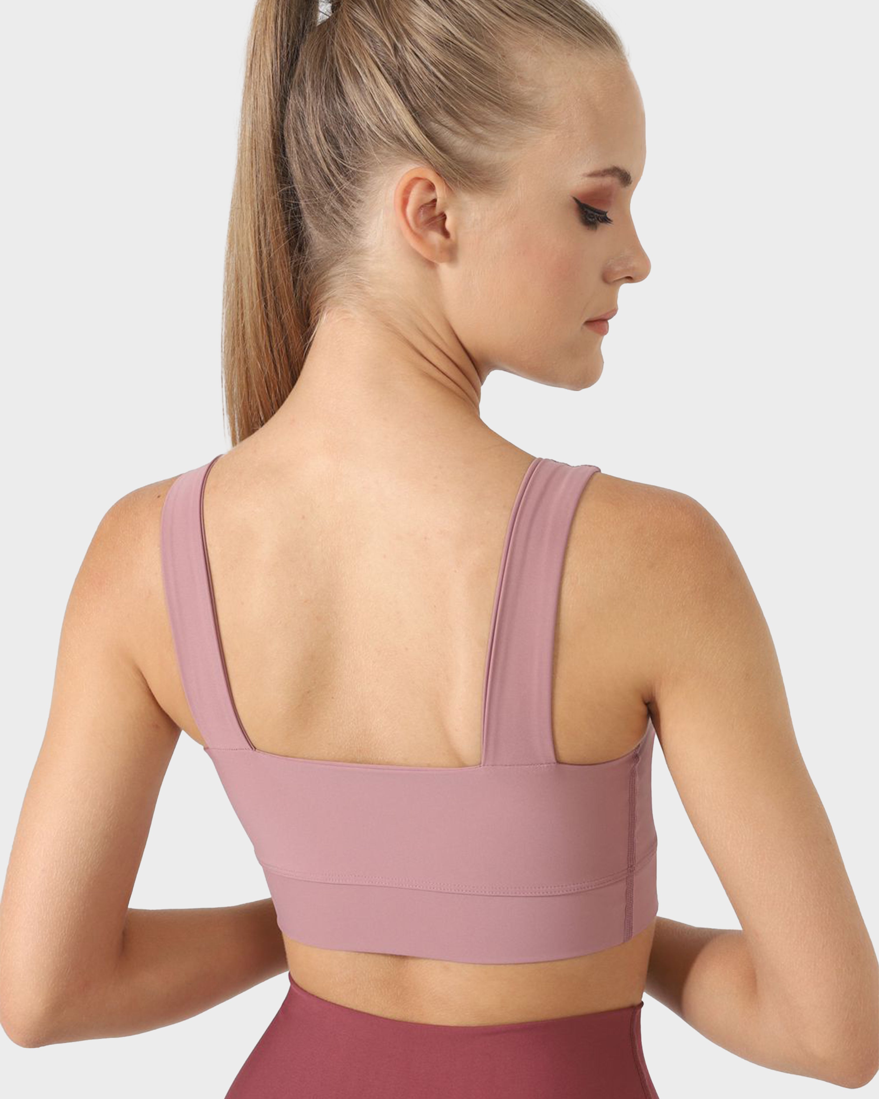 SQUARE NECK SPORTS BRA L.ROSE