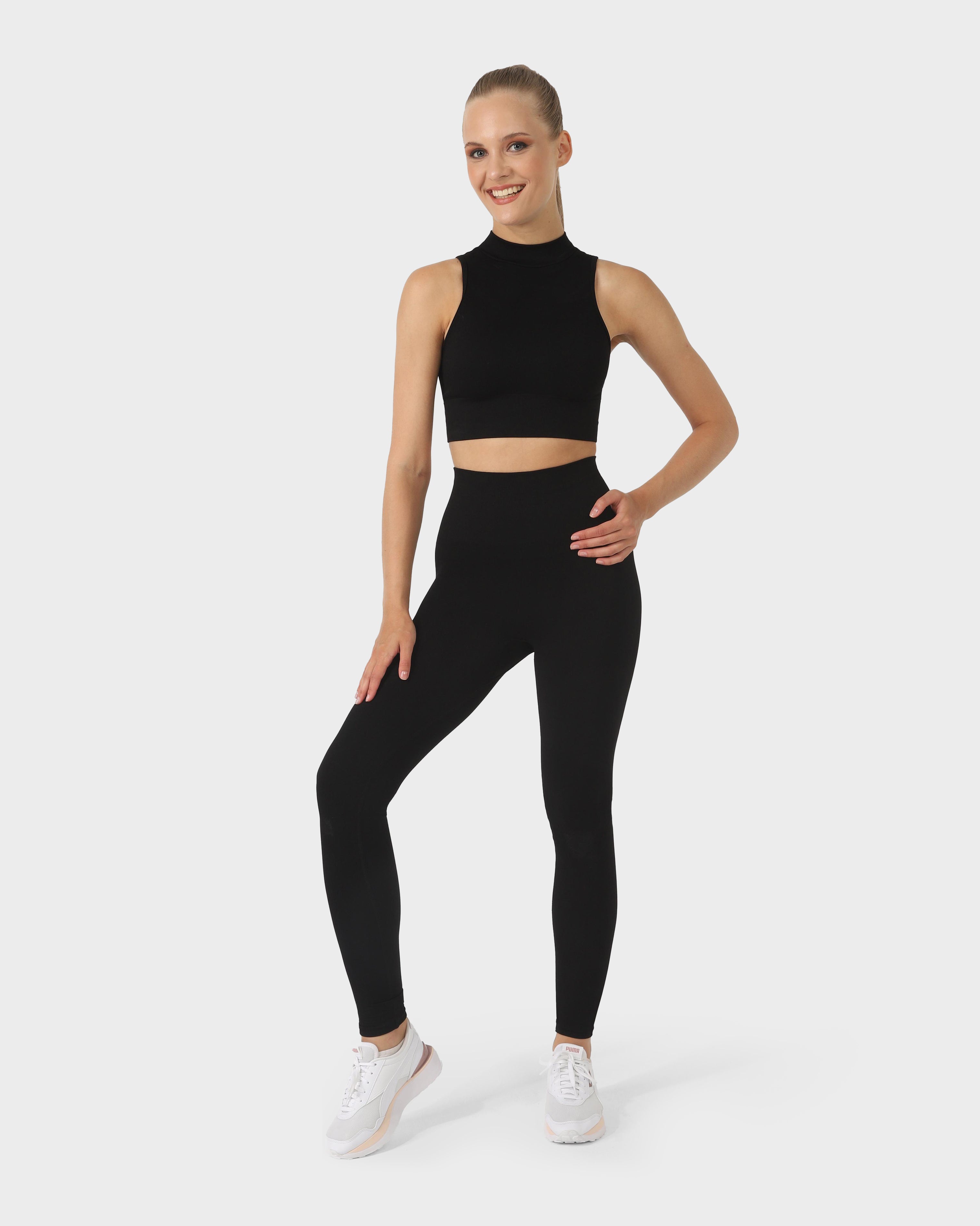 SEAMLESS SPORTS BRA BLACK