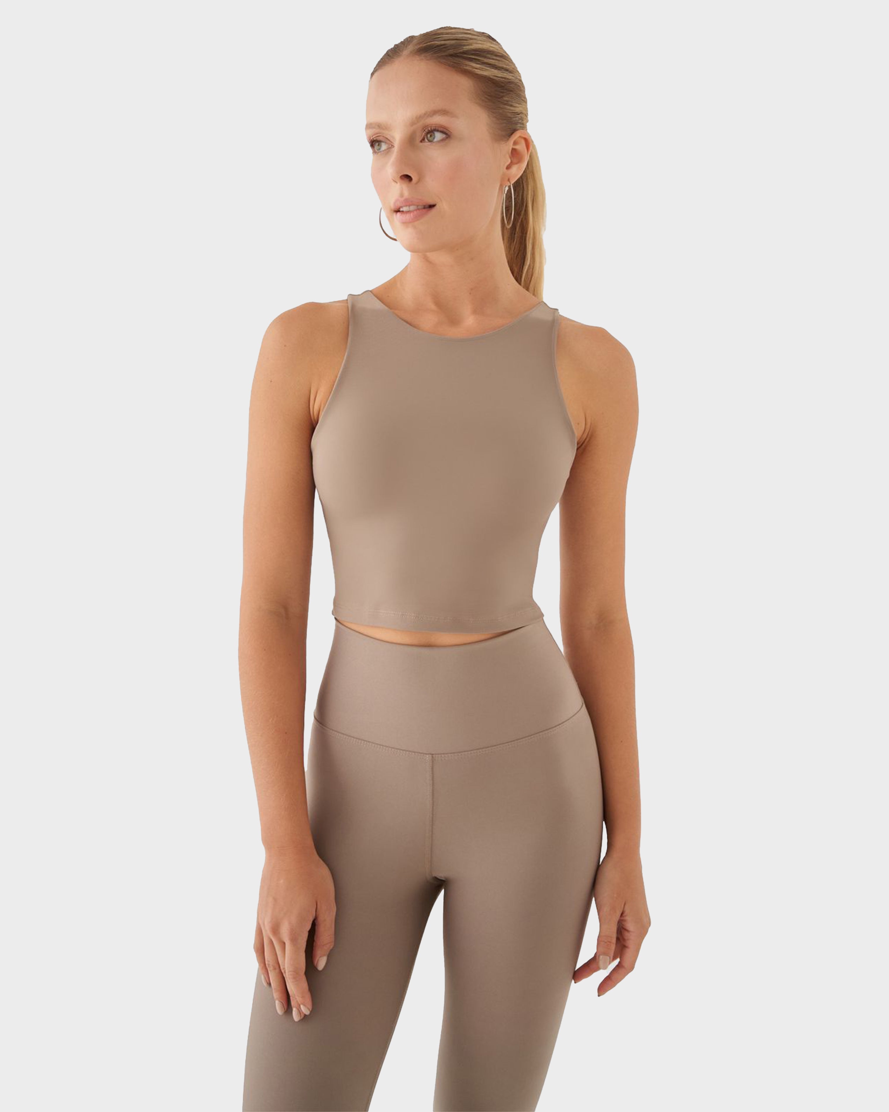 JANE MEDIUM SUPPORT SPORTS BRA STONE