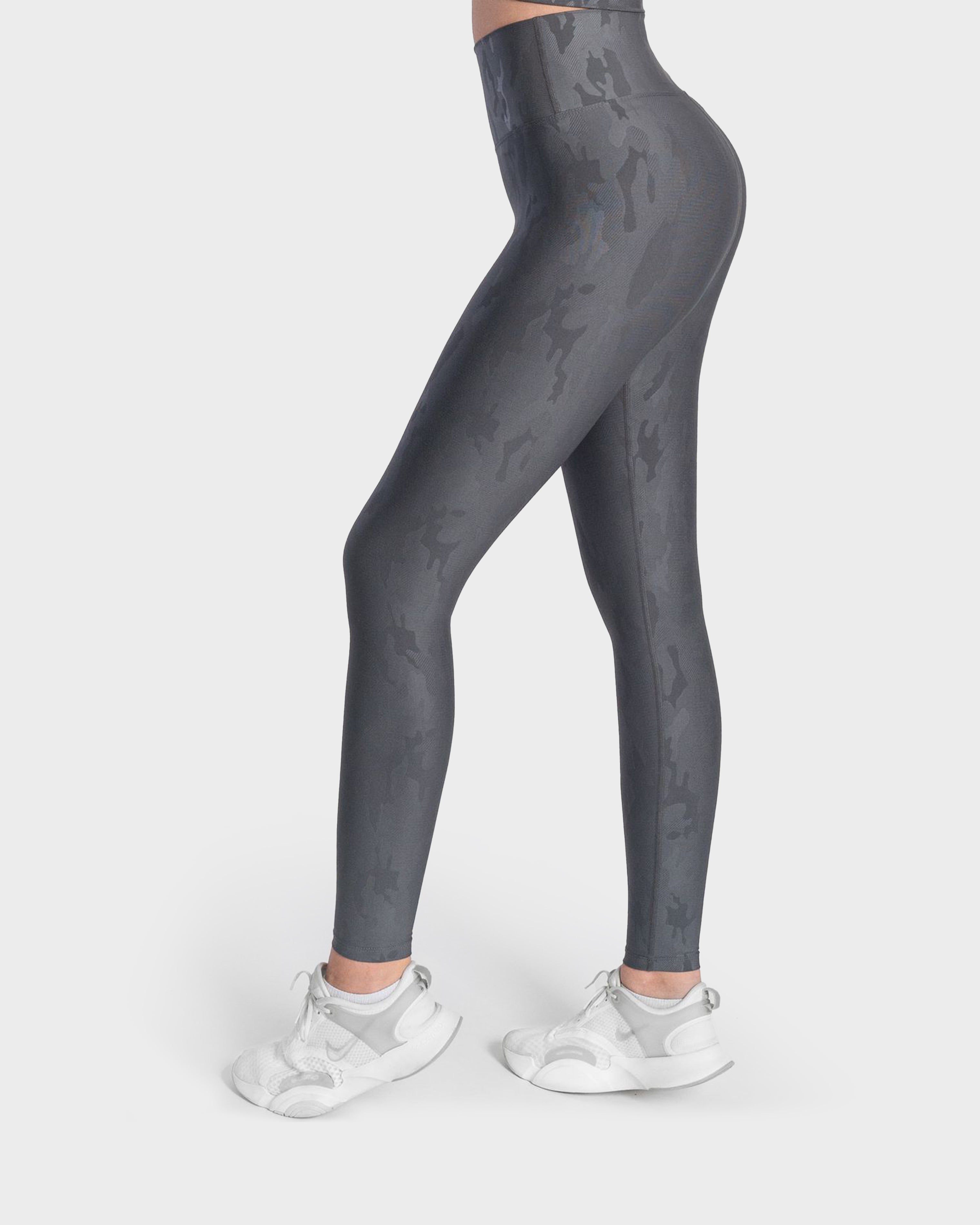 KHAITE CAMOUFLAGE SPORTS LEGGING D.GREY