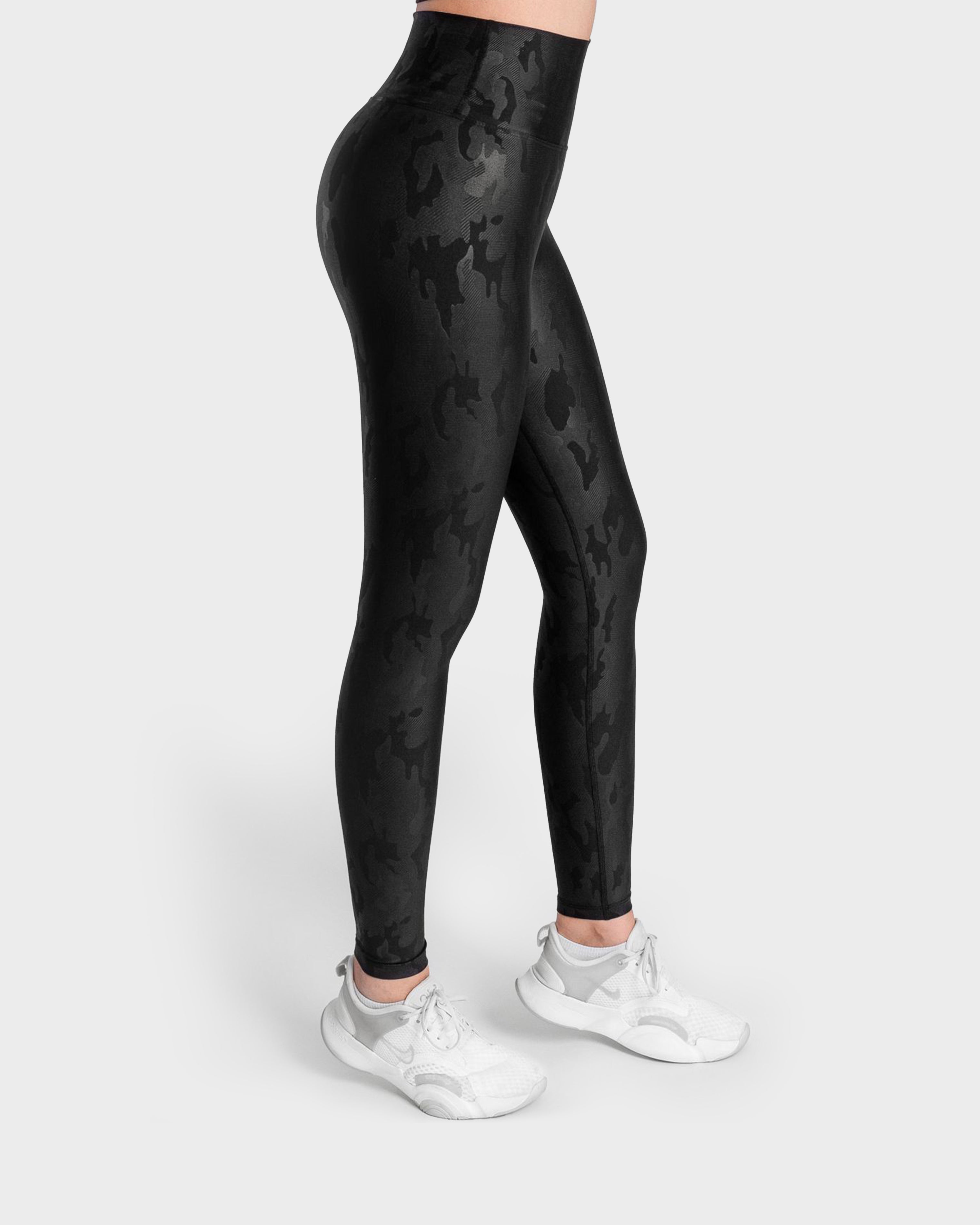 KHAITE CAMOUFLAGE SPORTS LEGGING BLACK