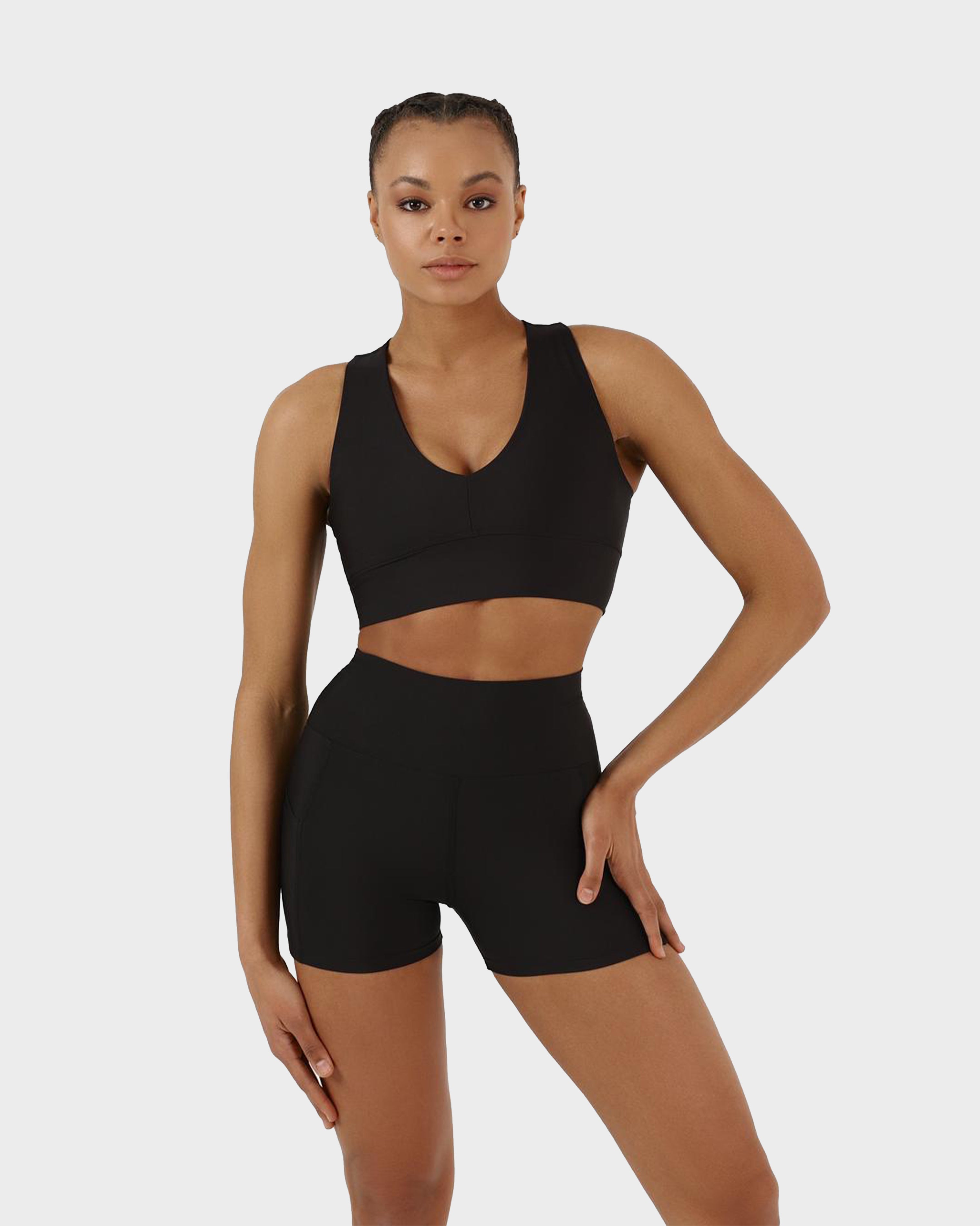 NICHOLE SPORTS BRA BLACK