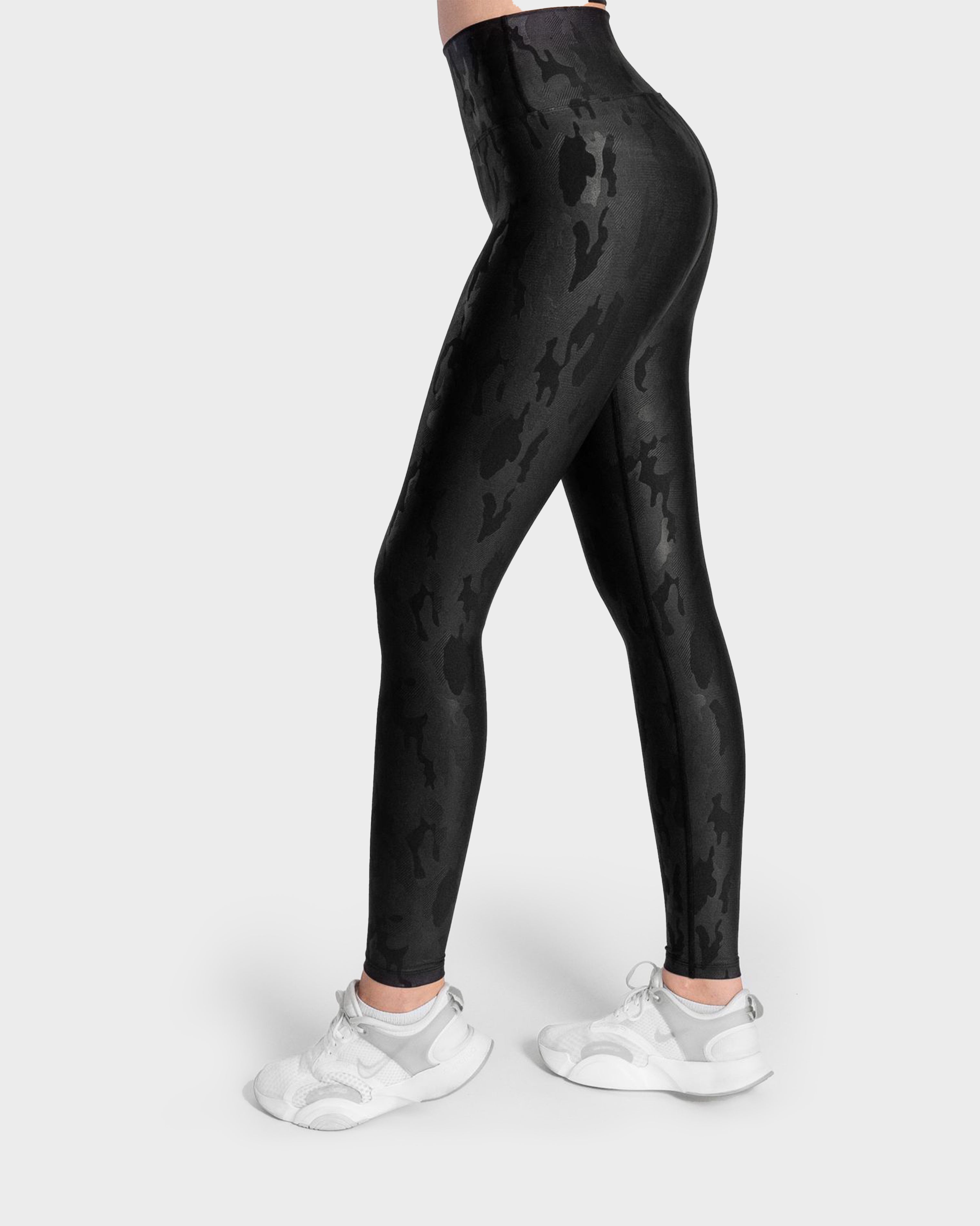 KHAITE CAMOUFLAGE SPORTS LEGGING BLACK