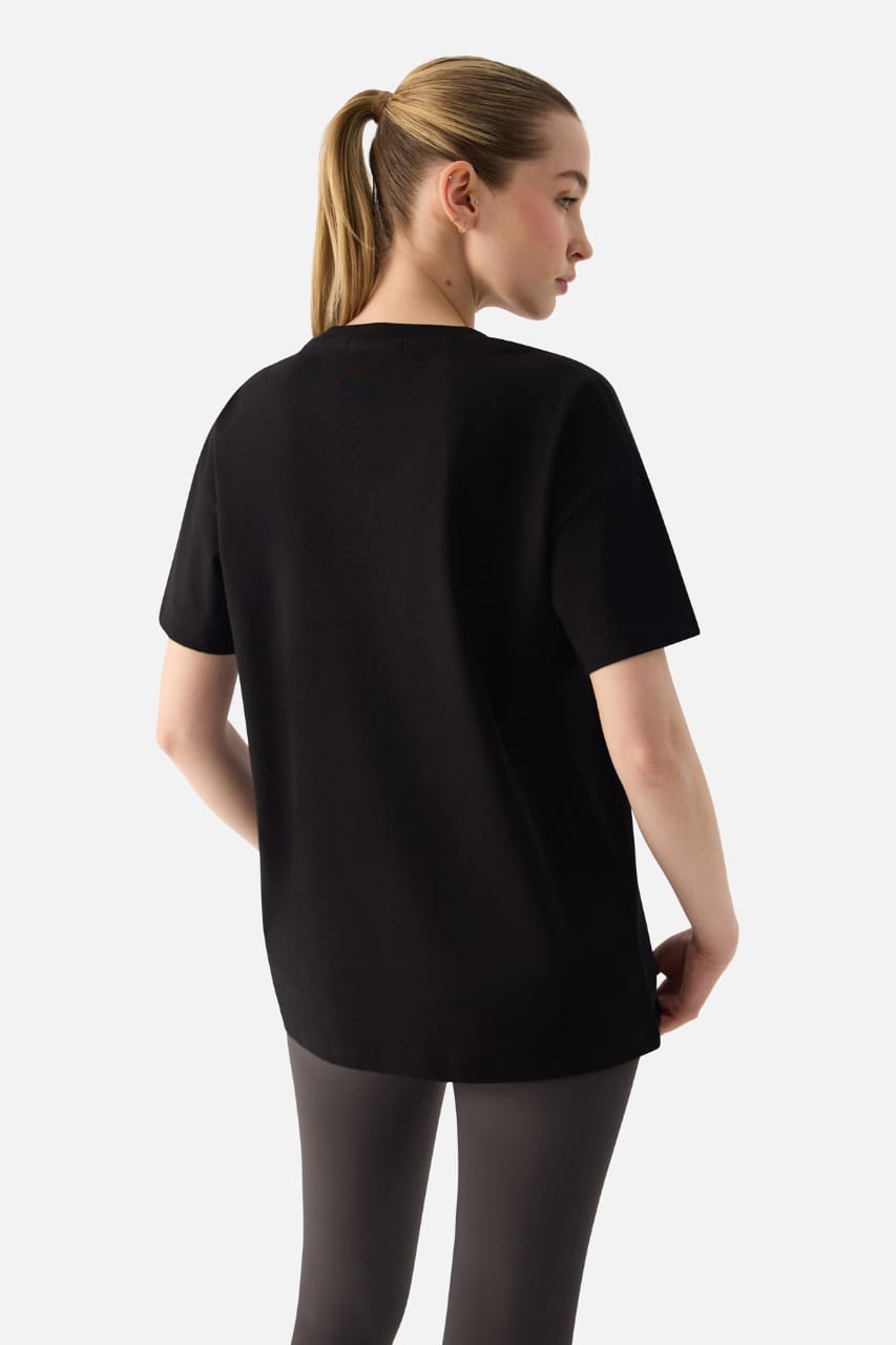 ELORA OVERSIZED TSRT BLACK