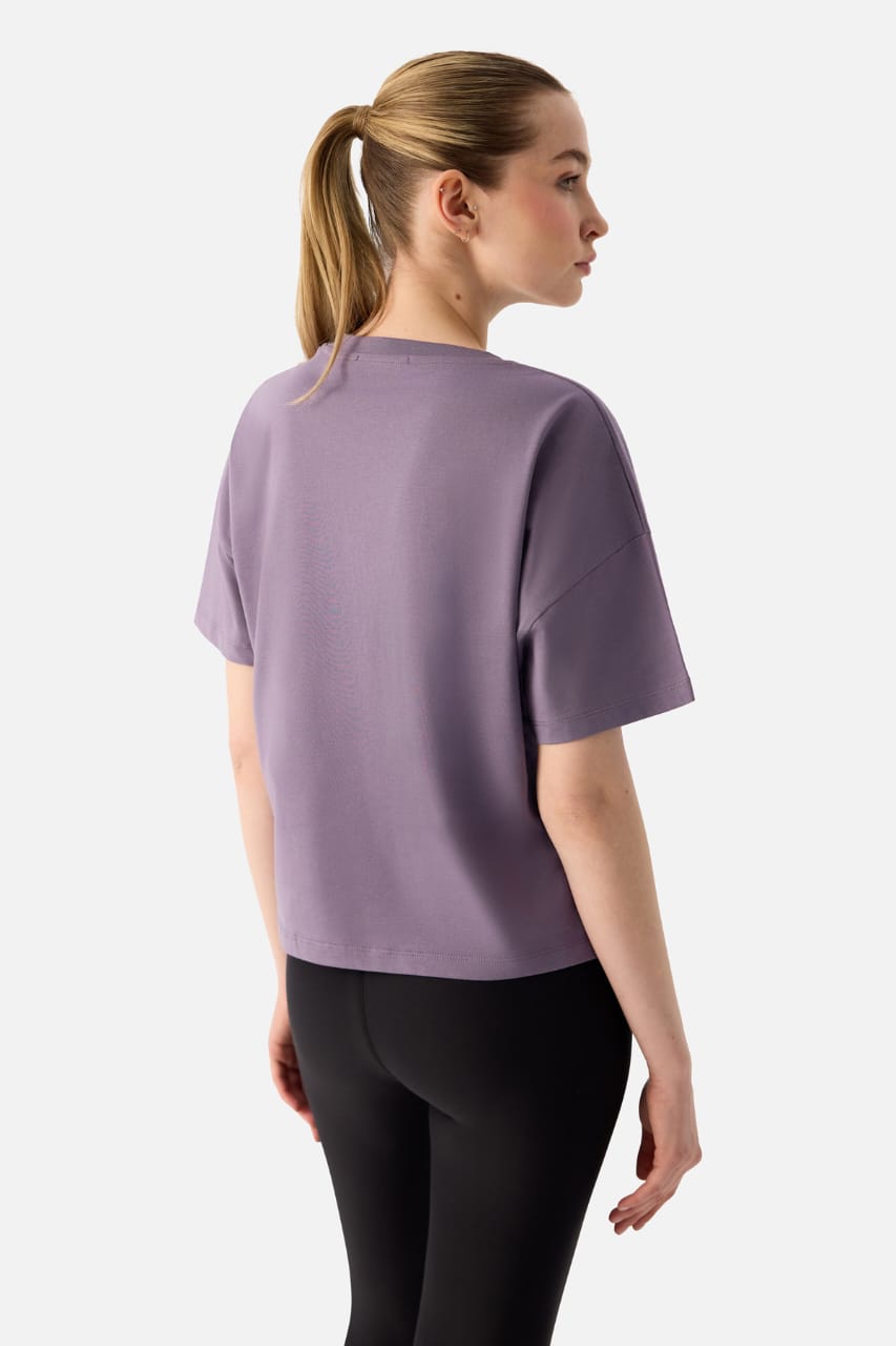 NOYA CROPPED OVERSIZED TSHRT