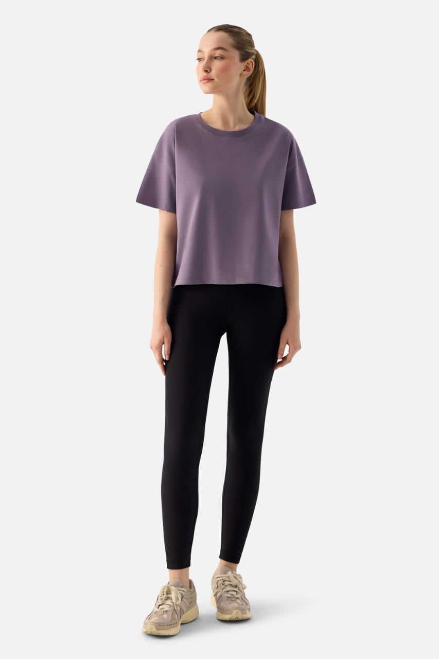 NOYA CROPPED OVERSIZED TSHRT