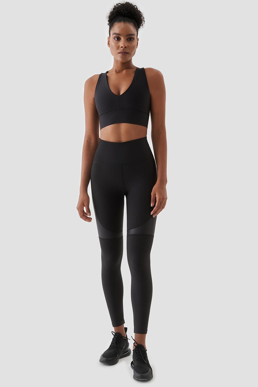 YVONNE BRIGHT LINE SPORTS LEGGING BLACK