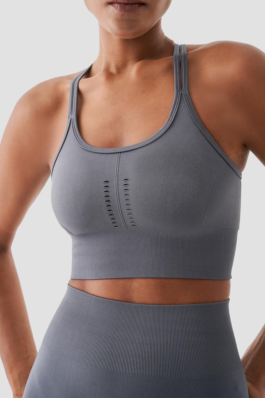 KATE SEAMLESS SPORTS BRA GREY