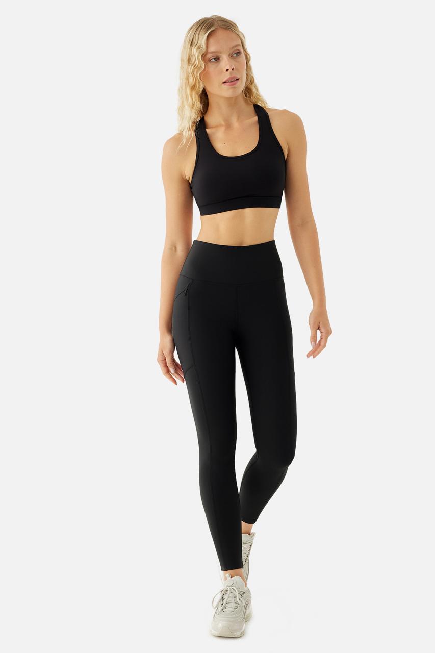 ZIPPY SPORTS LEGGING BLACK