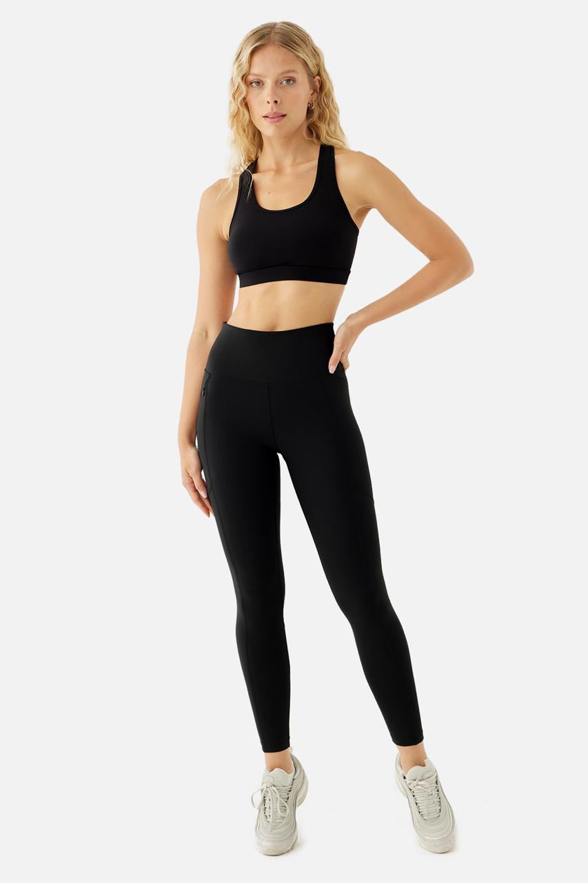 ZIPPY SPORTS LEGGING BLACK