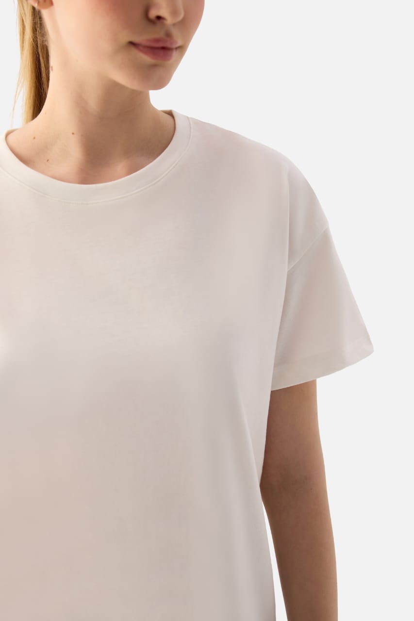 ELORA OVERSIZED TSRT ECRUE