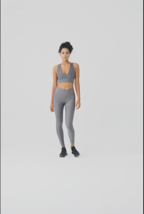 ADELE V BELT SPORTS LEGGINGS D.GREY