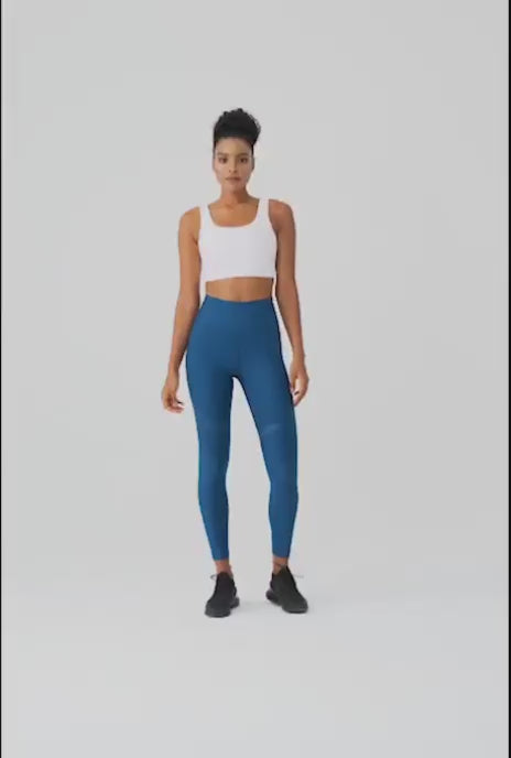 YVONNE BRIGHT LINE SPORTS LEGGING PETROL